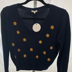 Encreme Crop Sweater, Size S, NWT